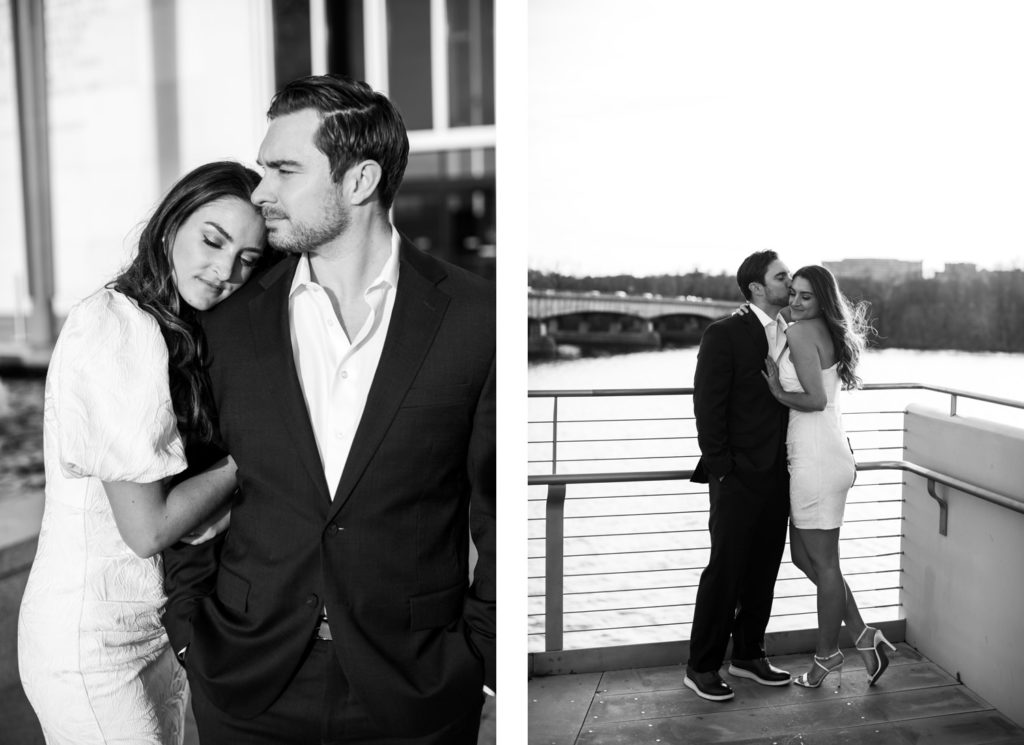 couple in love at sunset