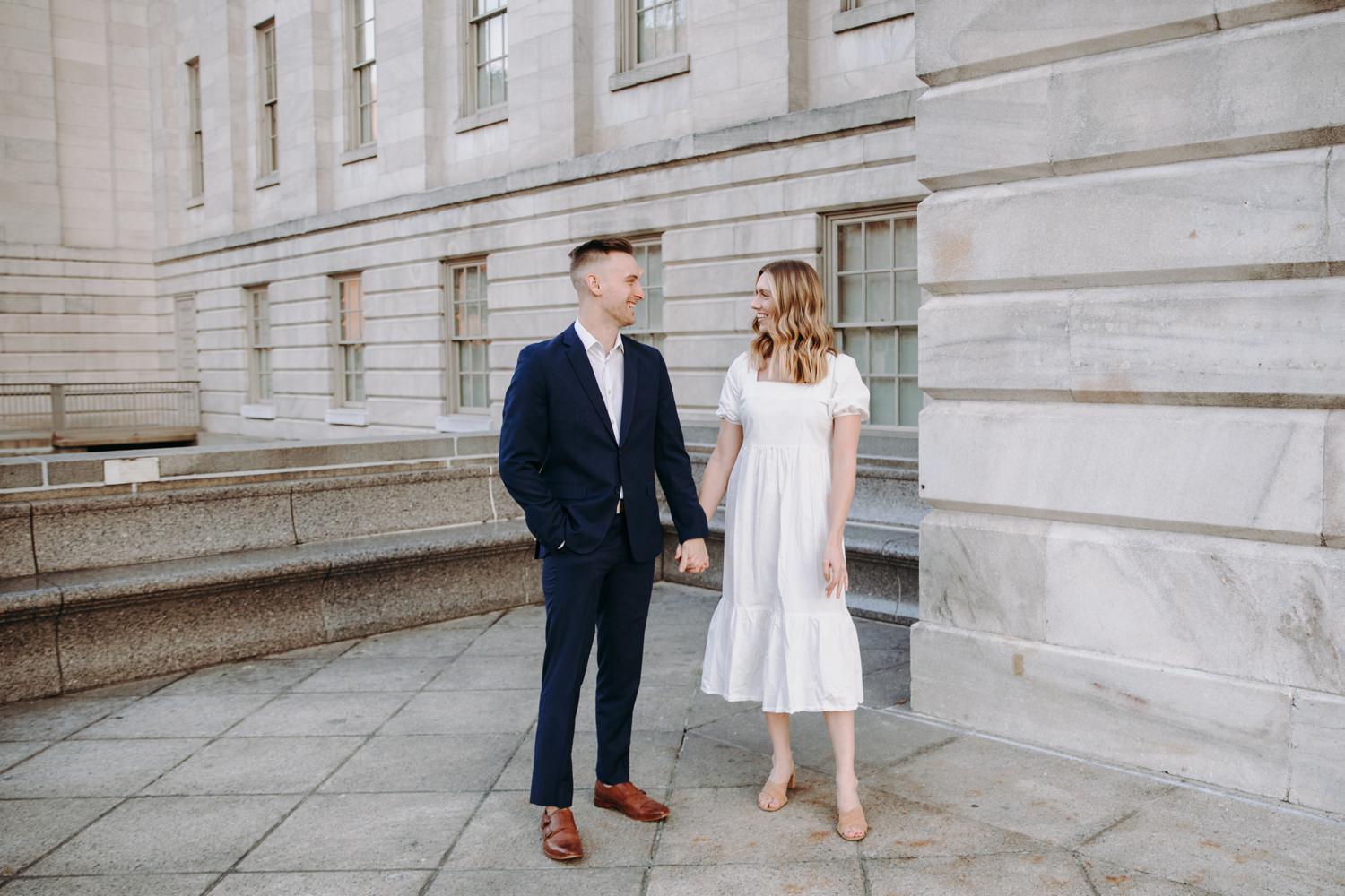 couple at national portrait gallery
