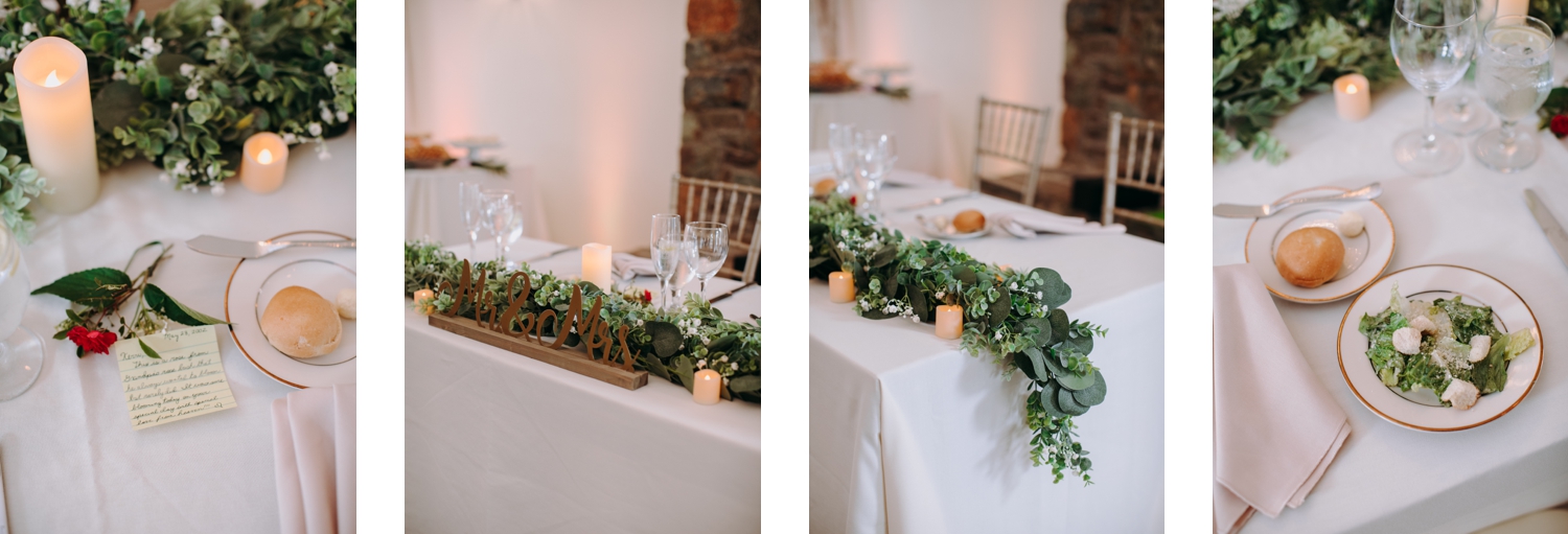 classic timeless wedding decor in middleburg