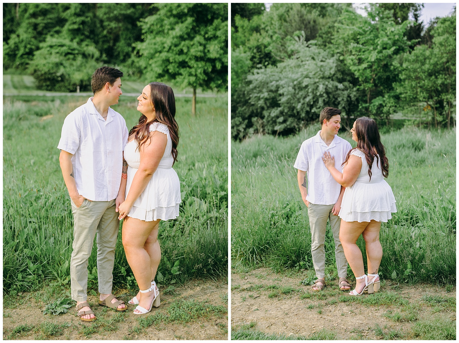 engagement photos in Northern Virginia at Salamander Resort