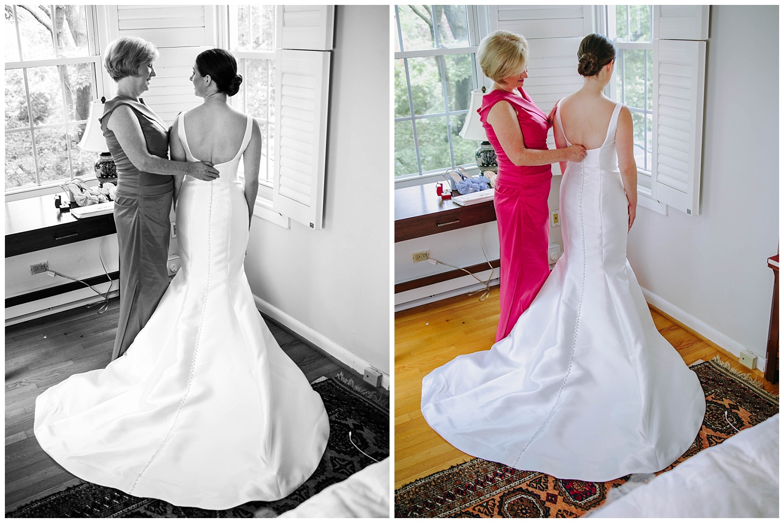 bride wearing dress