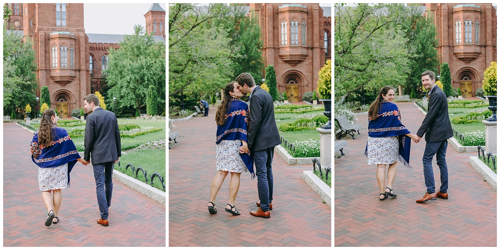 couple at Enid A. Haupt Garden