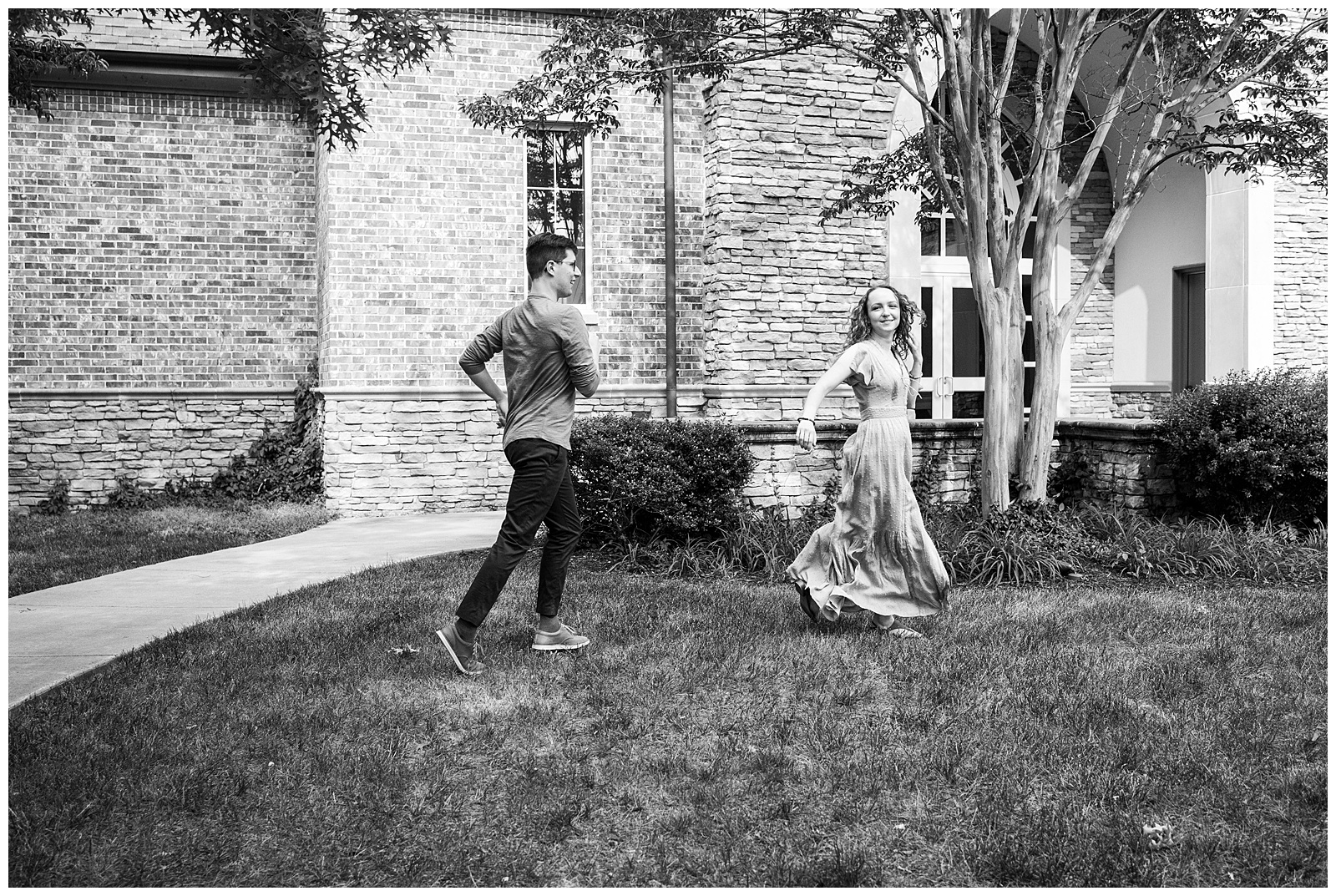 Lansdowne Resort Couples Portraits black and white photo