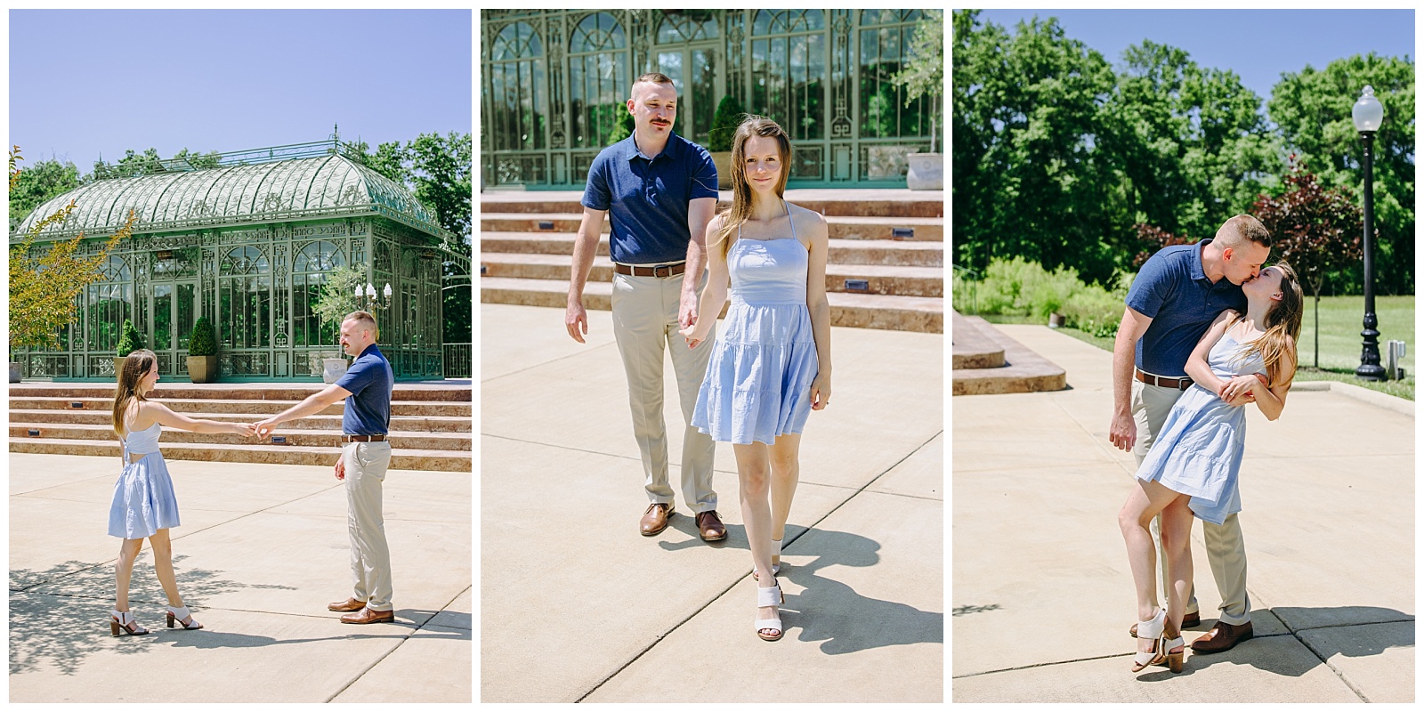 summer engagement photos at Morais Vineyard