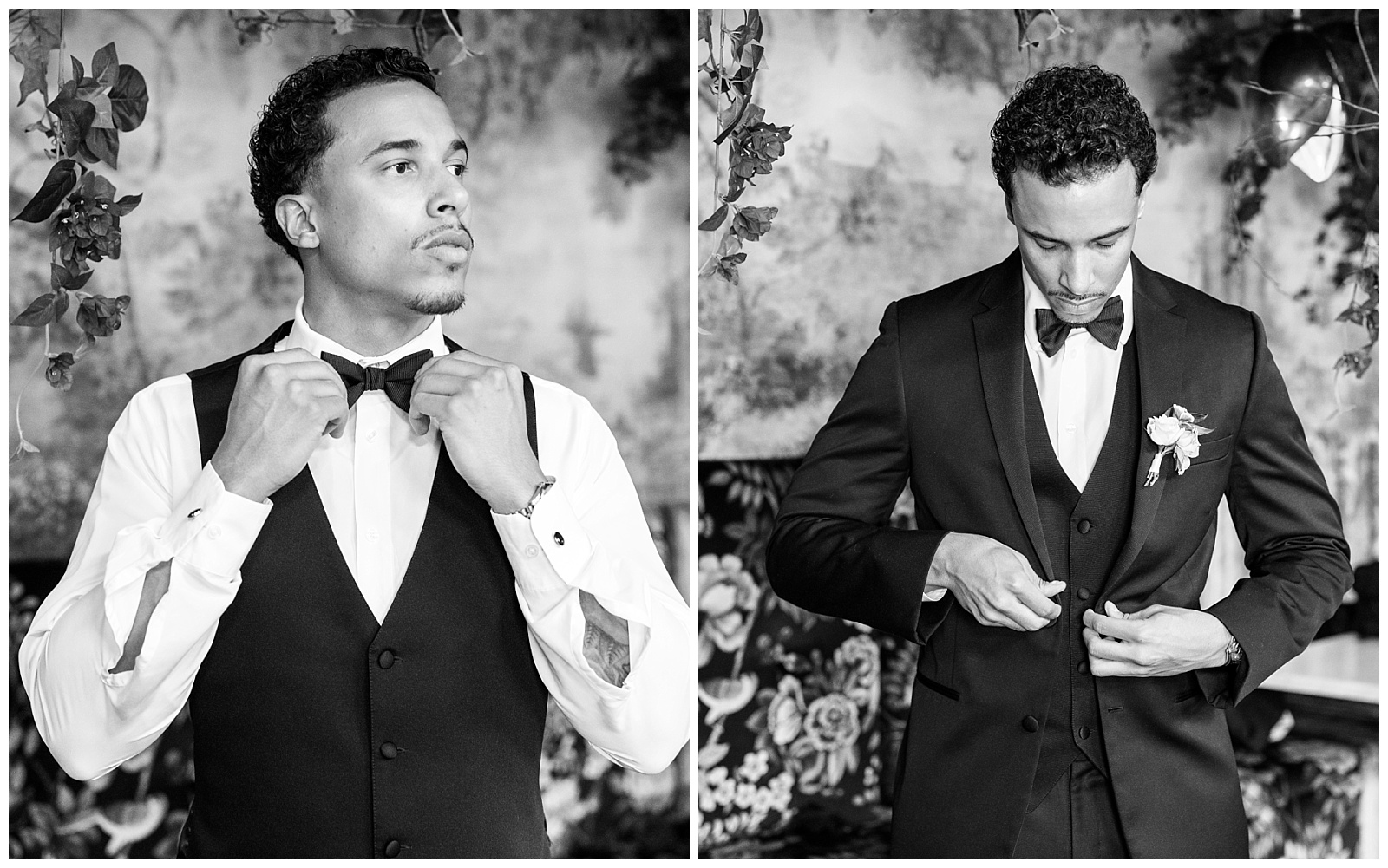 groom getting ready